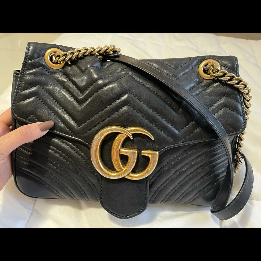 Gucci GG Marmont Matelasse Shoulder Bag